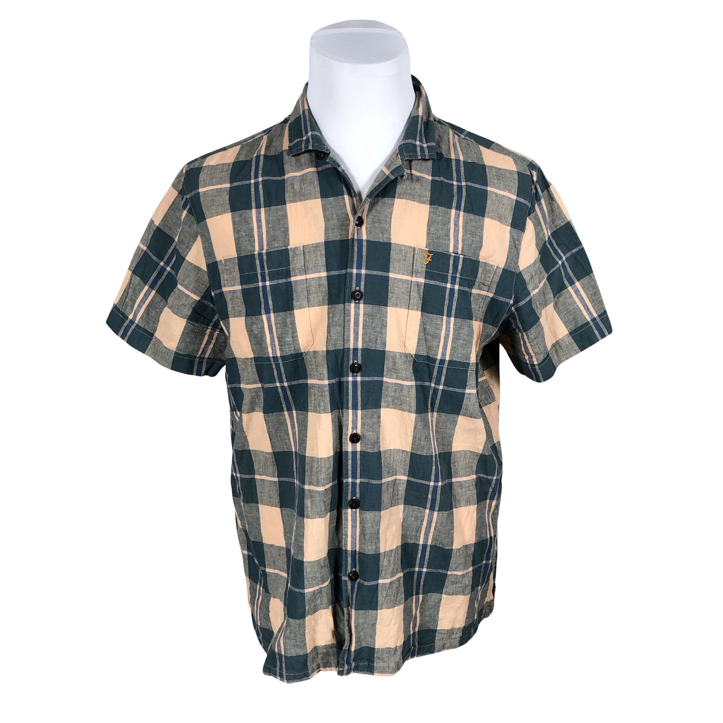 Unisex Farah - Collared shirt, size XL - Green (1)