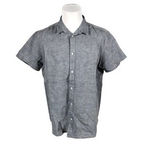 Unisex Selected - Collared shirt, size L - Gray (1)