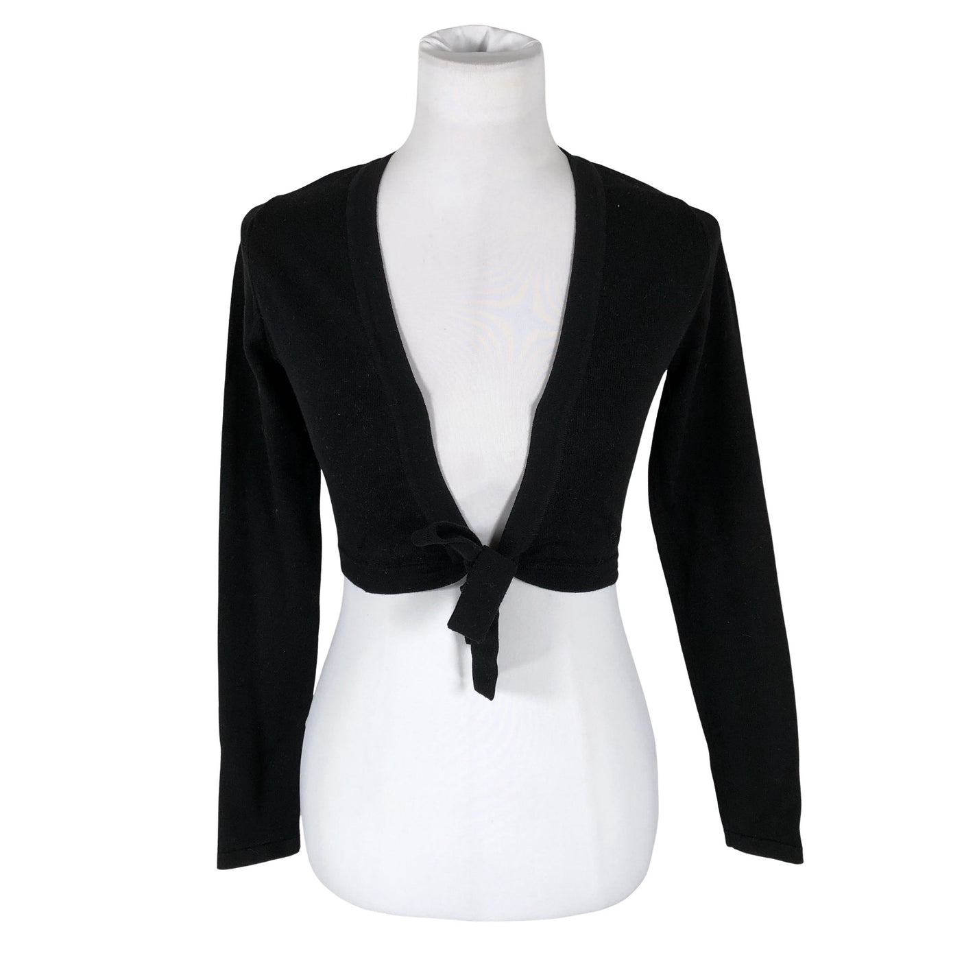 Unisex Esprit - Knit bolero jacket, size 34 - Black (1)