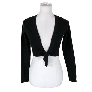 Unisex Esprit - Knit bolero jacket, size 34 - Black (1)