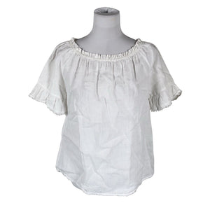 Unisex Part two - Short-sleeved blouse, size 36 - White (1)