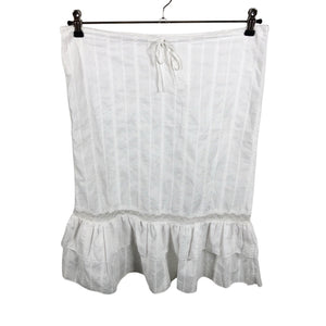 Unisex La Petite Francaise - Fabric skirt, size 36 - White (1)