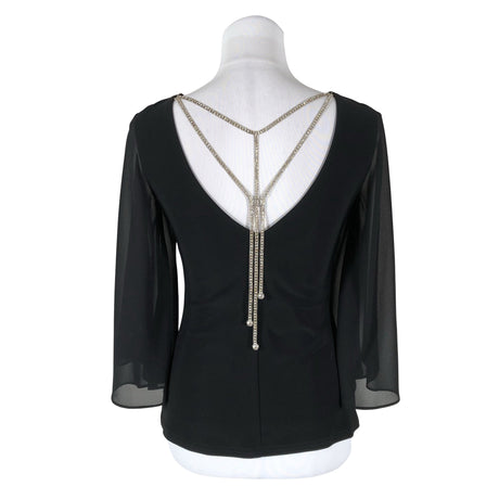 Unisex Joseph Ribkoff - Party shirt, size 36 - Black (2)