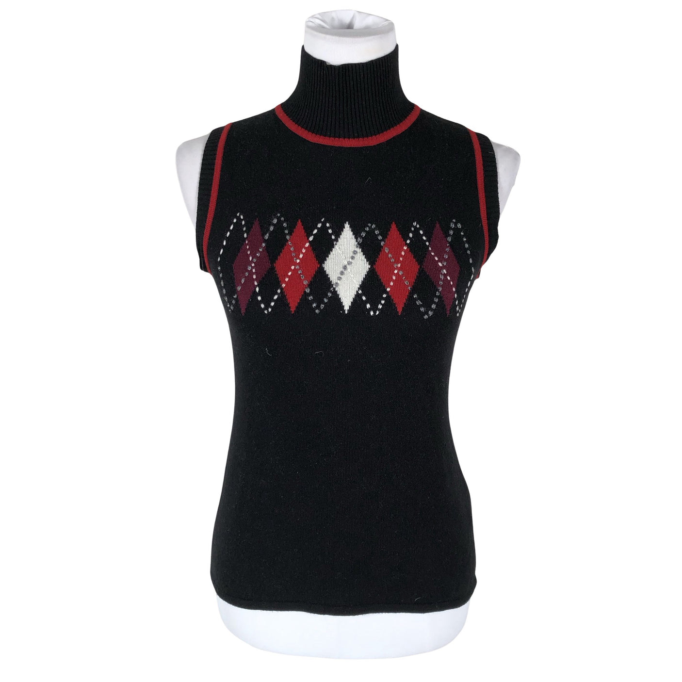 Unisex Marc Aurel - Knit vest, size 38 - Black (1)