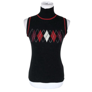 Unisex Marc Aurel - Knit vest, size 38 - Black (1)