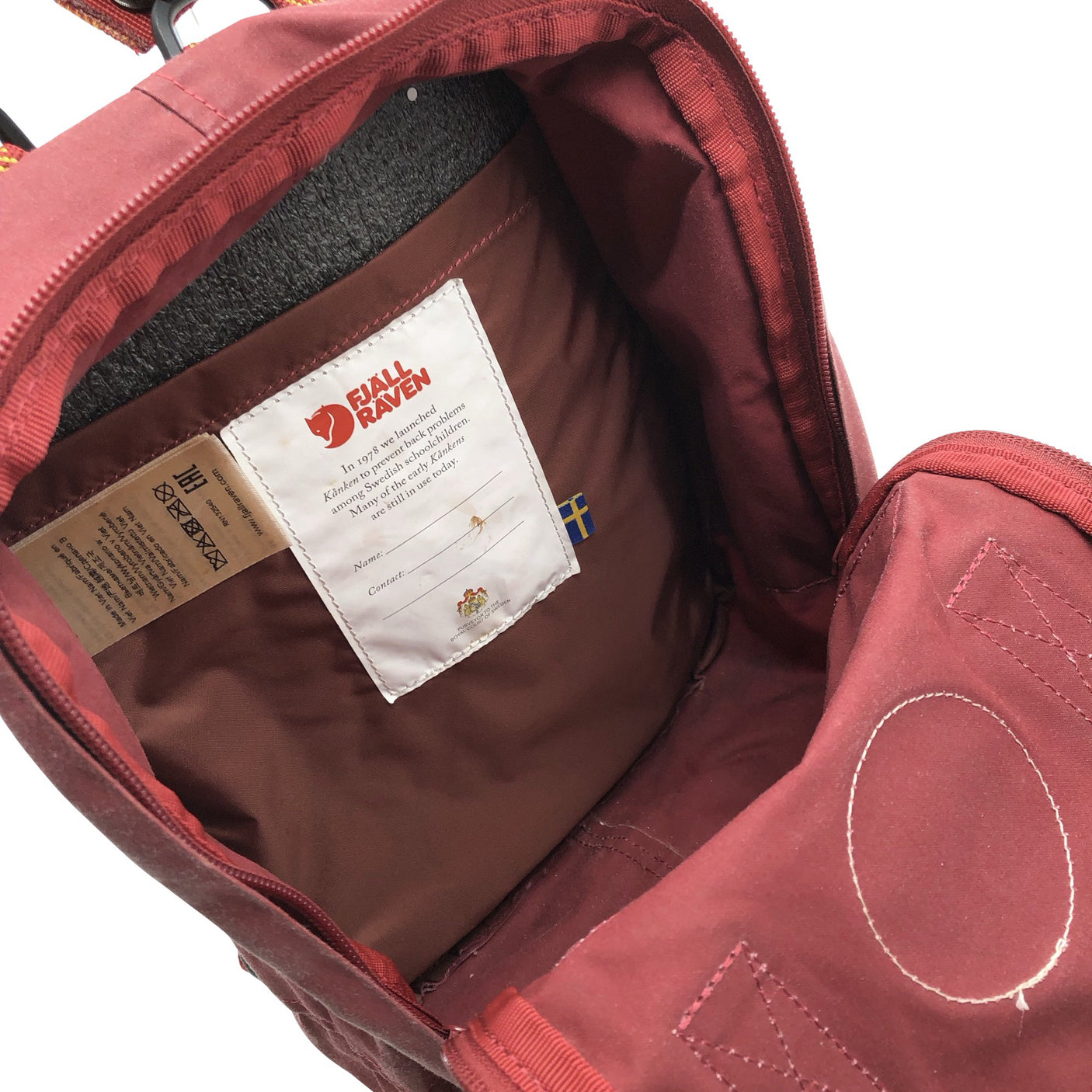 Unisex Fjällräven - Backpack, size Ei kokoa - Red (3)