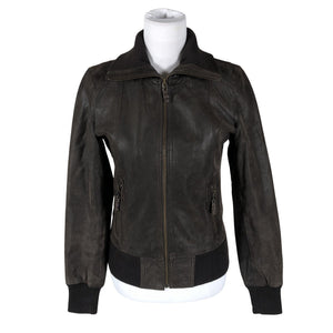 Unisex Bruno Zaragoza - Leather jacket, size 38 - Brown (1)