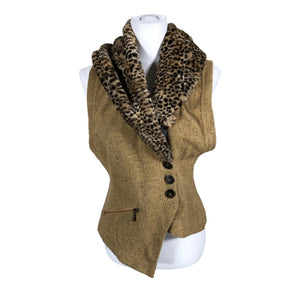 Unisex Bitte Kai Rand - Knit vest, size 40 - Brown (1)
