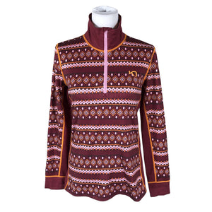 Unisex Kari Traa - Thermal shirt, size 40 - Wine red (1)