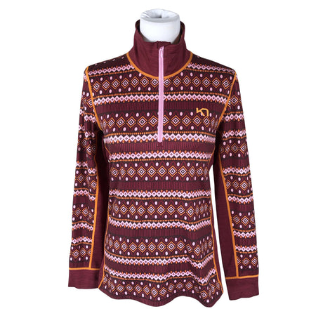 Unisex Kari Traa - Thermal shirt, size 40 - Wine red ()