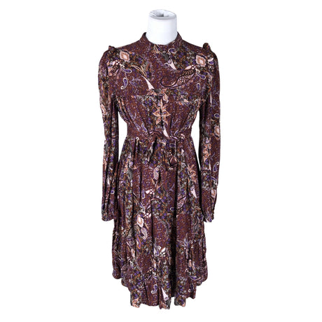 Unisex Claire.dk - Schiffon dress, size 38 - Brown ()