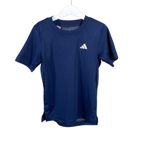 Unisex Adidas - Sports shirt, short sleeve, size 122 - 128 - Blue ()
