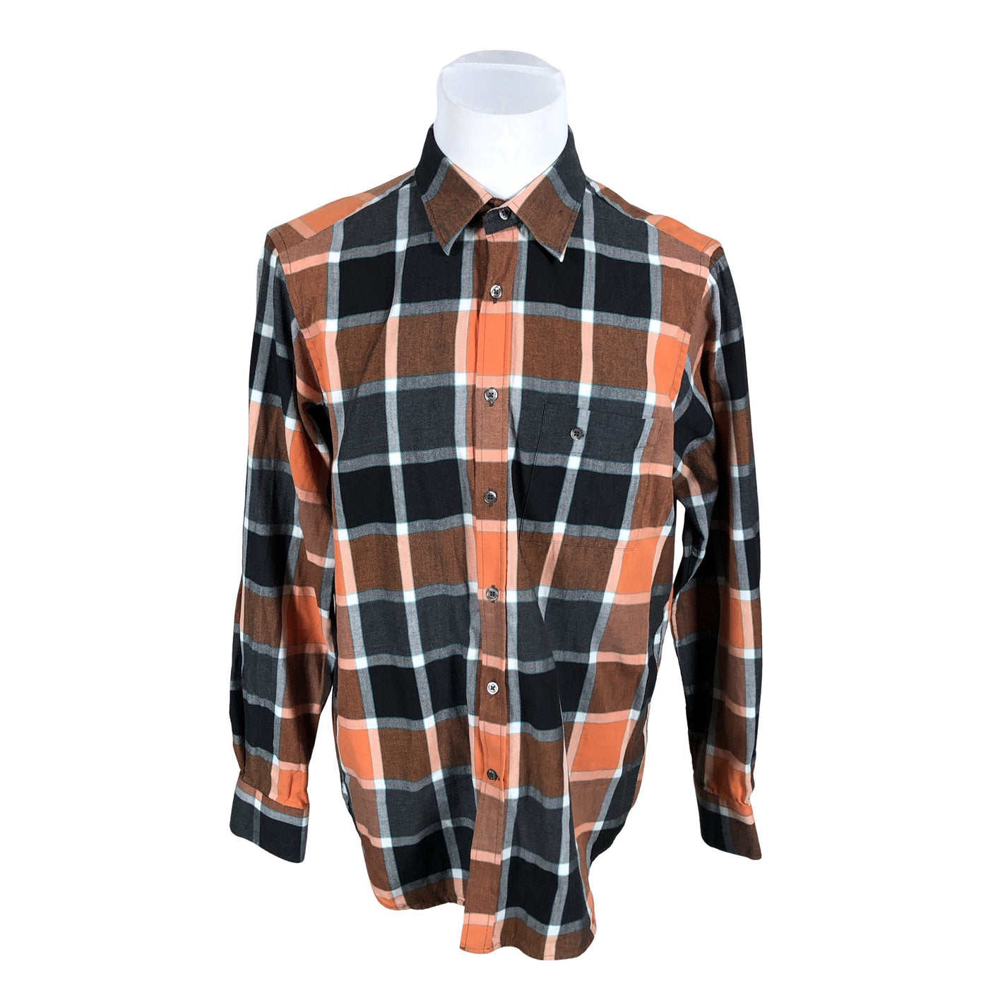 Unisex Tiklas - Collared shirt, size XL - Brown (1)