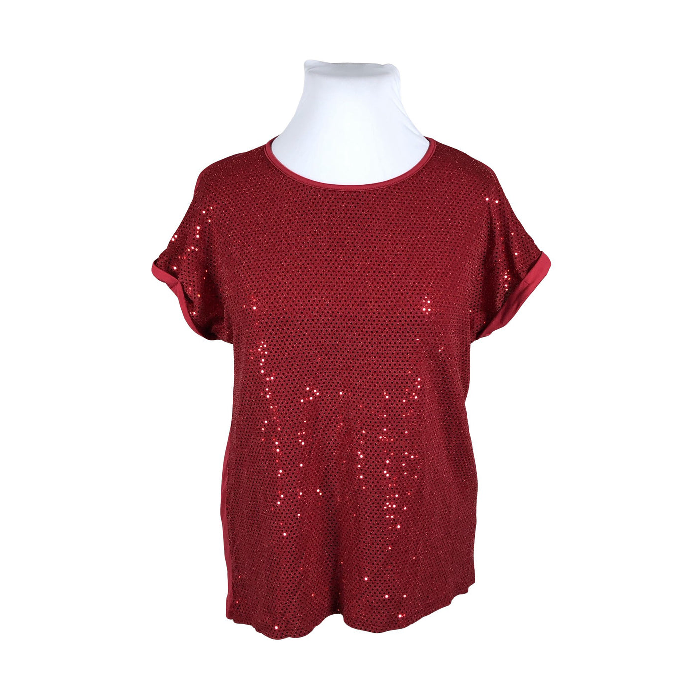 Unisex Peacocks - Tricot tunic, size 42 - Red (1)