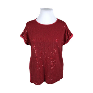 Unisex Peacocks - Tricot tunic, size 42 - Red (1)