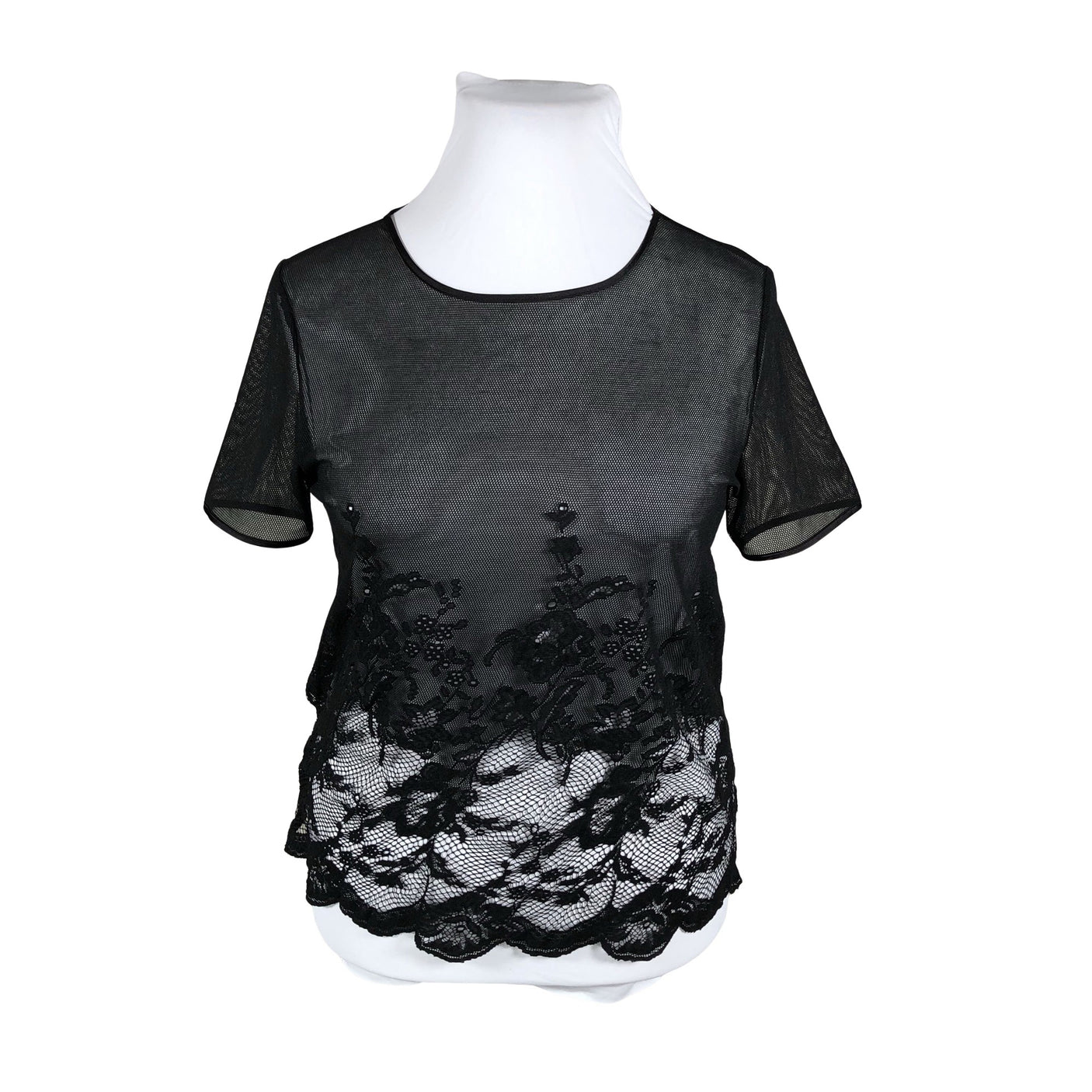 Unisex Topshop - T-shirt, size 42 - Black (1)