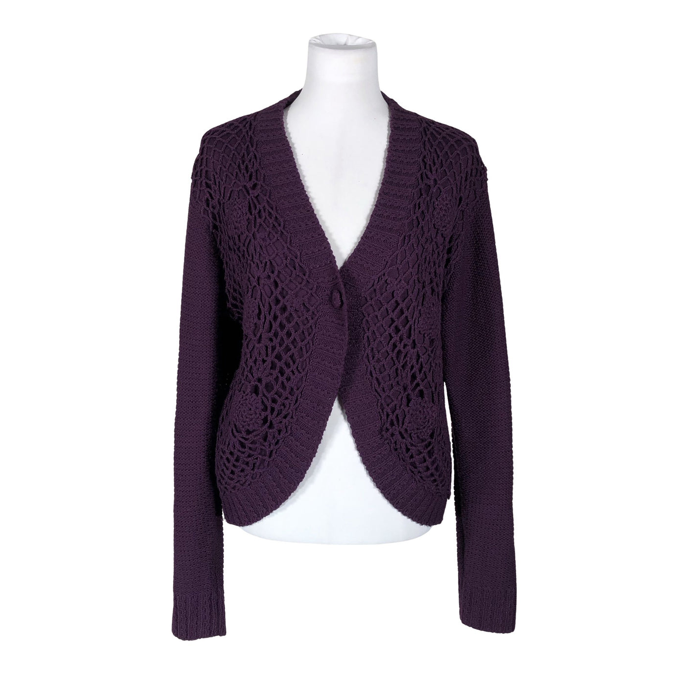Unisex BM Collection - Cardigan, size 40 - Violet (1)