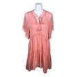 Unisex Bohemiana - Schiffon dress, size 38 - Light pink ()