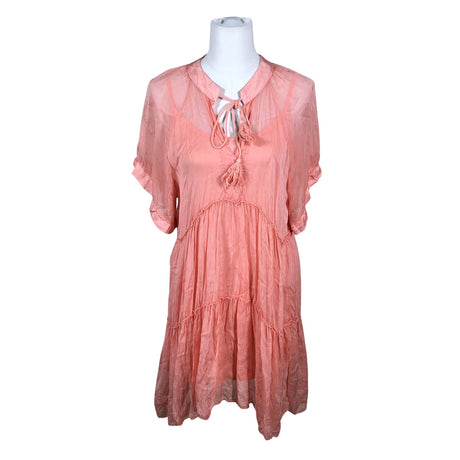 Unisex Bohemiana - Schiffon dress, size 38 - Light pink ()