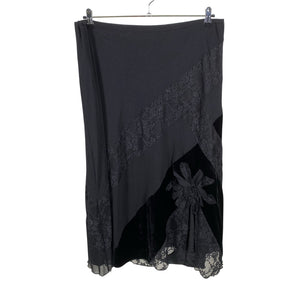 Unisex M&Co - Tricot skirt, size 44 - Black (1)