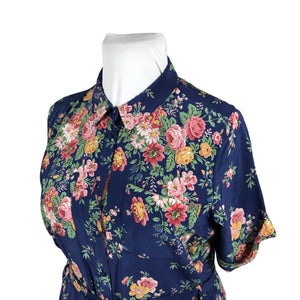 Unisex Sézane - Schiffon dress, size 44 - Blue (3)