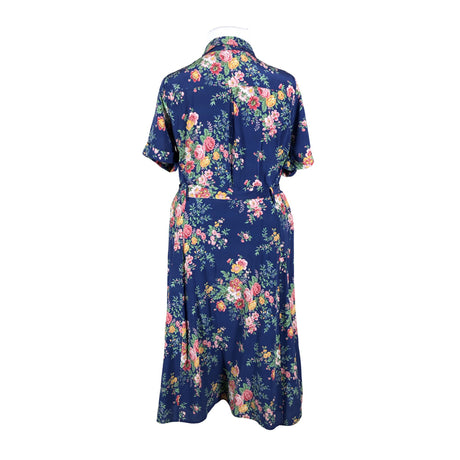 Unisex Sézane - Schiffon dress, size 44 - Blue (2)