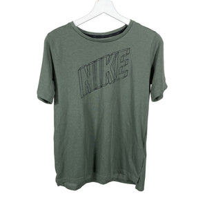 Unisex Nike - Sports shirt, short sleeve, size 158 - 164 - Green (1)