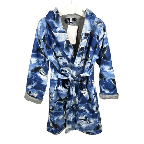 Unisex Molo Kids - Bathrobe, size 122 - 128 - Blue ()