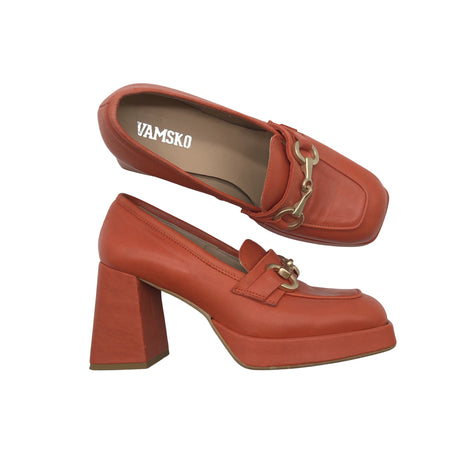 Unisex Vamsko - High heels, size 40 - Orange ()