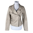 Unisex Nümph - Leather jacket, size 36 - Beige ()