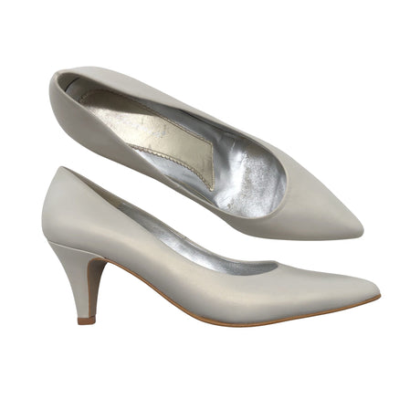 Unisex Gennia - Evening high heels, size 38 - White ()