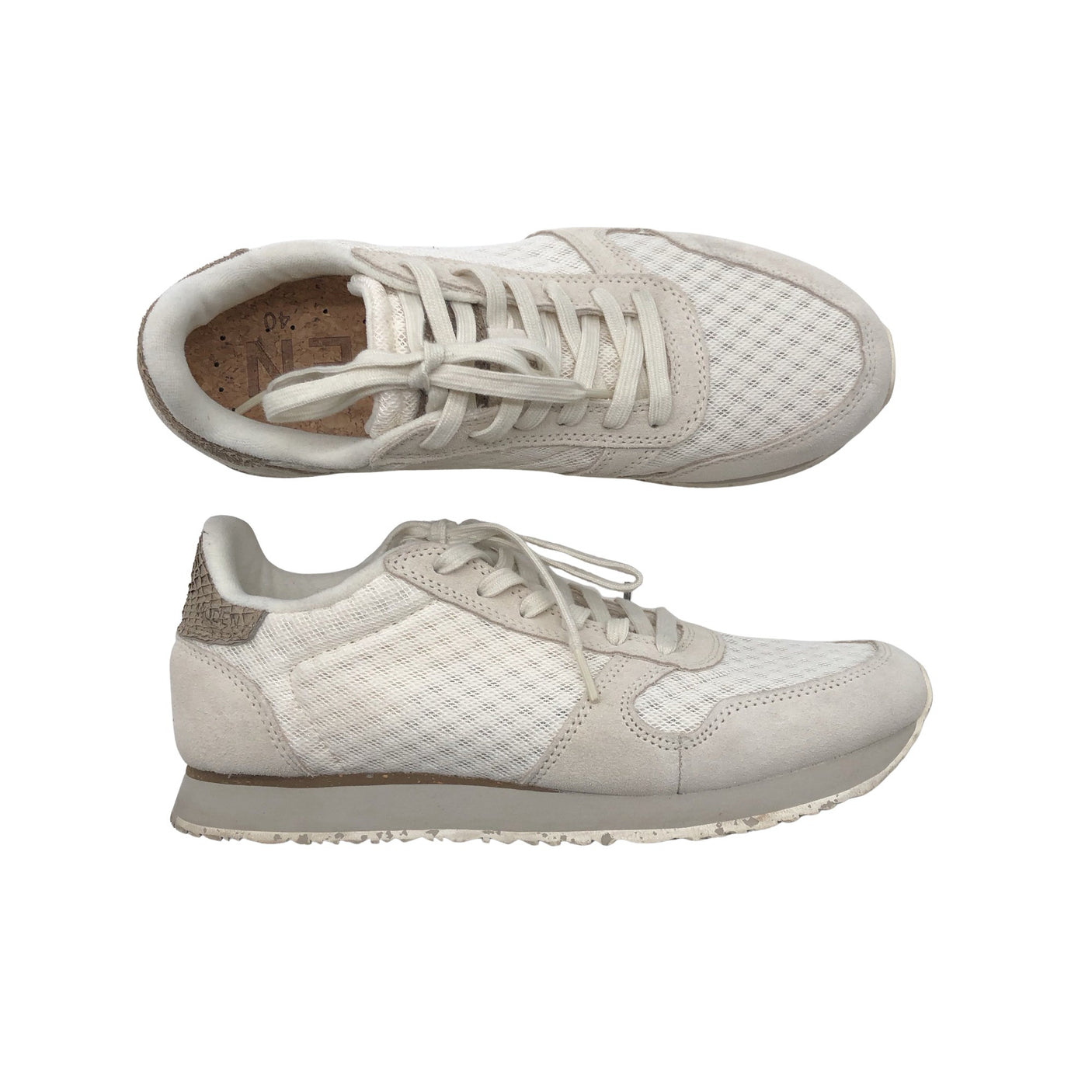 Unisex Woden - Sneakers, size 40 - White (1)