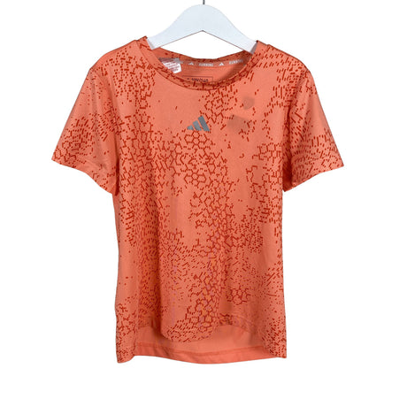 Unisex Adidas - Sports shirt, short sleeve, size 134 - 140 - Orange ()