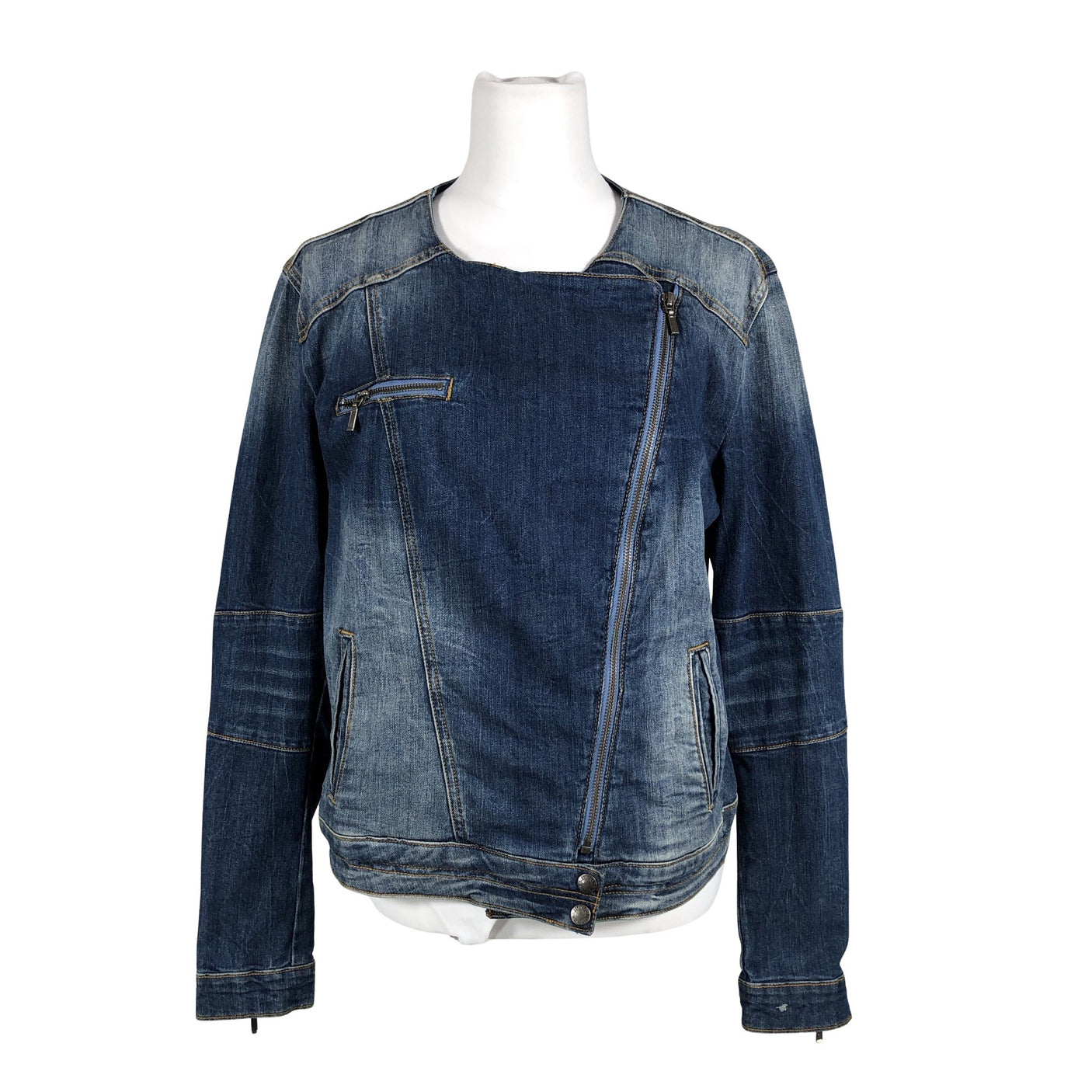 Unisex Mustang - Denim jacket, size 40 - Blue (1)