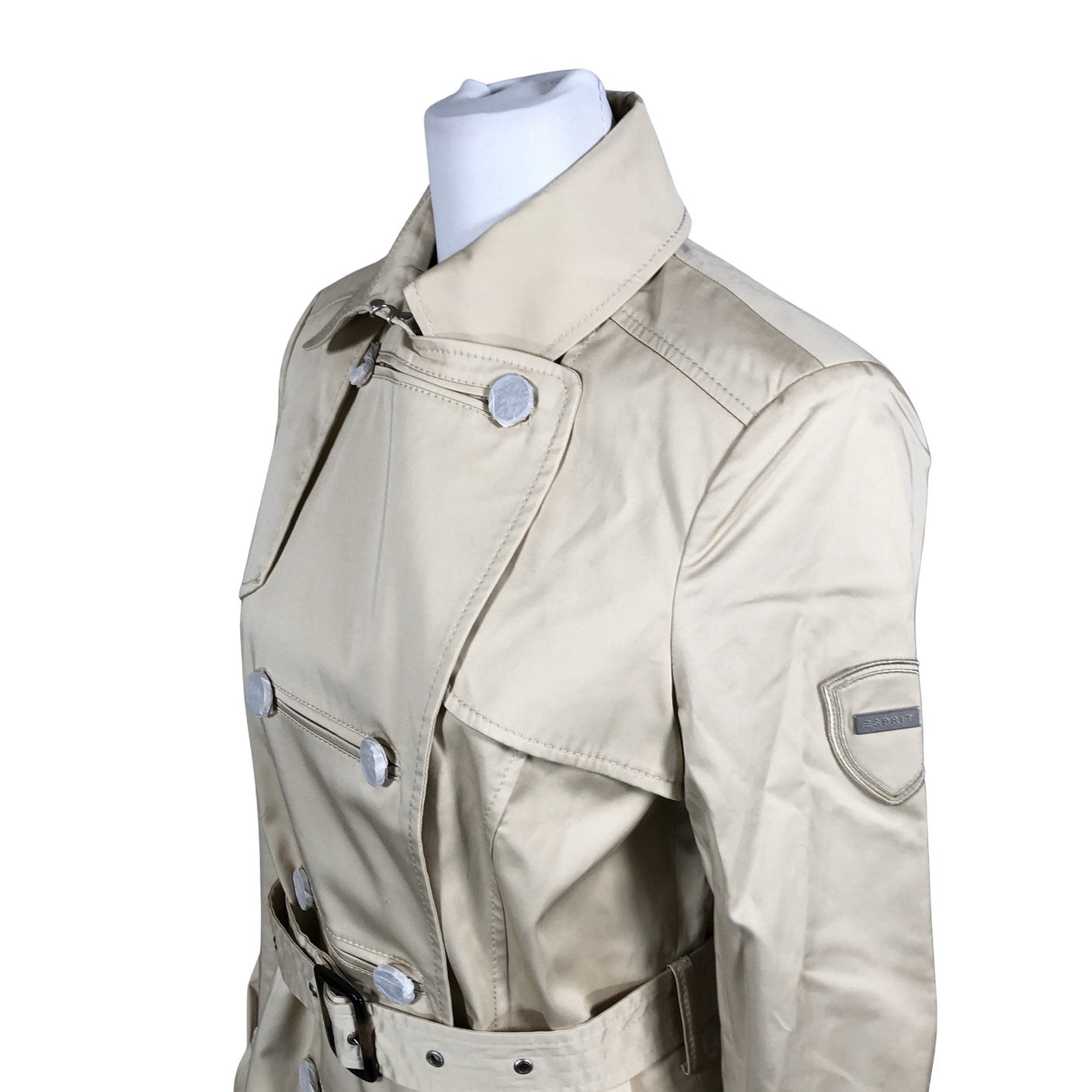 Unisex Esprit - Trench coat, size 38 - Beige (3)