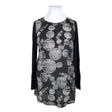 Unisex Evelin Brandt - Schiffon tunic, size 42 - Black ()