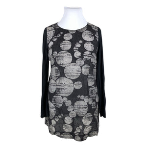 Unisex Evelin Brandt - Schiffon tunic, size 42 - Black (1)