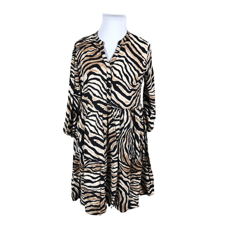 Unisex b.Young - Schiffon dress, size 42 - Brown ()