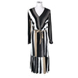 Unisex Free Quent - Schiffon dress, size 40 - Brown ()