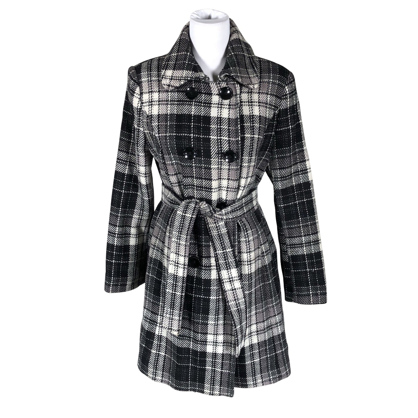 Unisex Aventura - Wool coat, size 38 - Black (1)