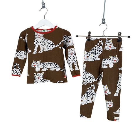 Unisex Småfolk - Tricot shirt, size 86 - 92 - Brown ()