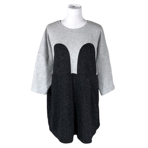 Unisex R/H Studio - Sweatshirt dress, size 40 - Gray (1)