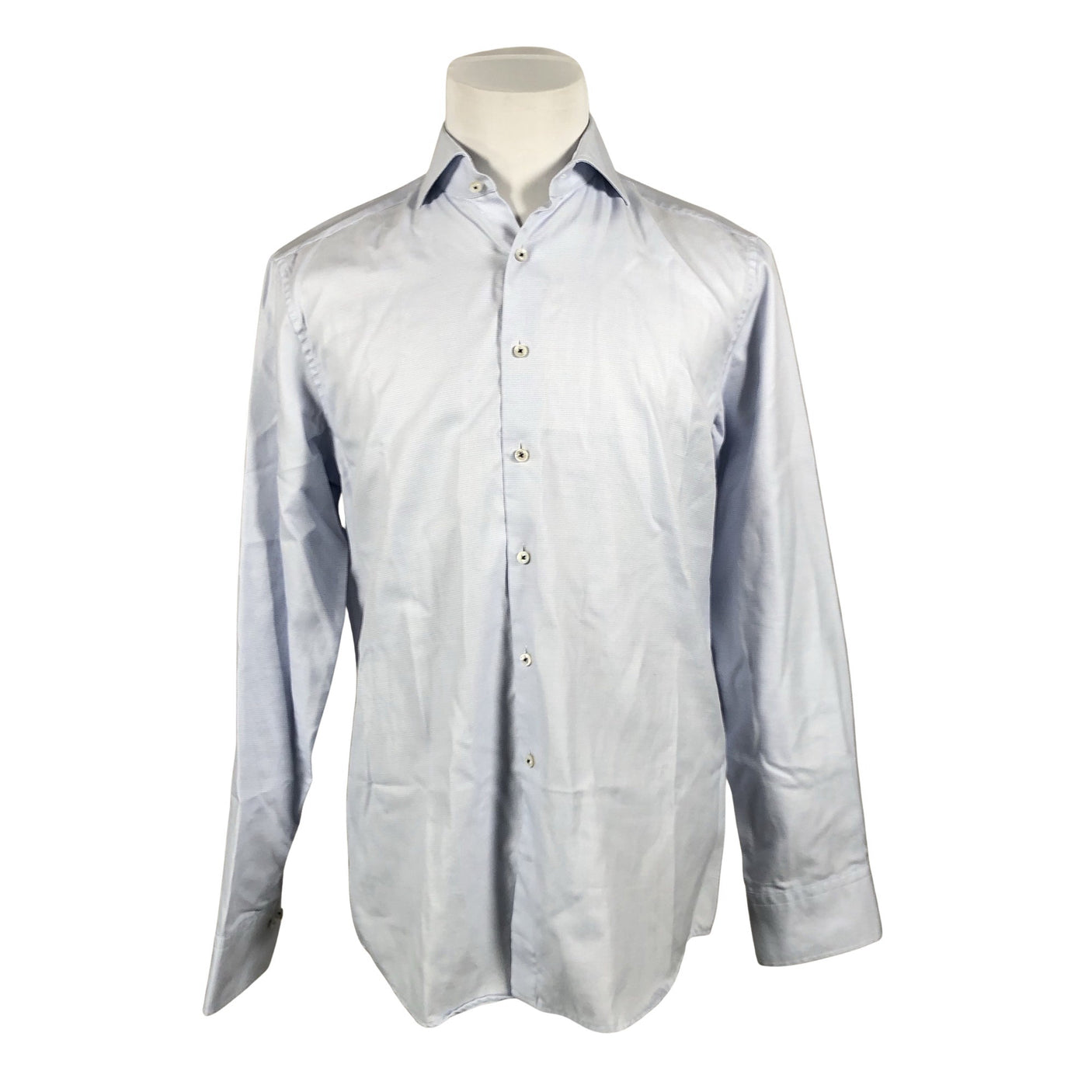 Unisex Stenströms - Collared shirt, size L - Light blue (1)