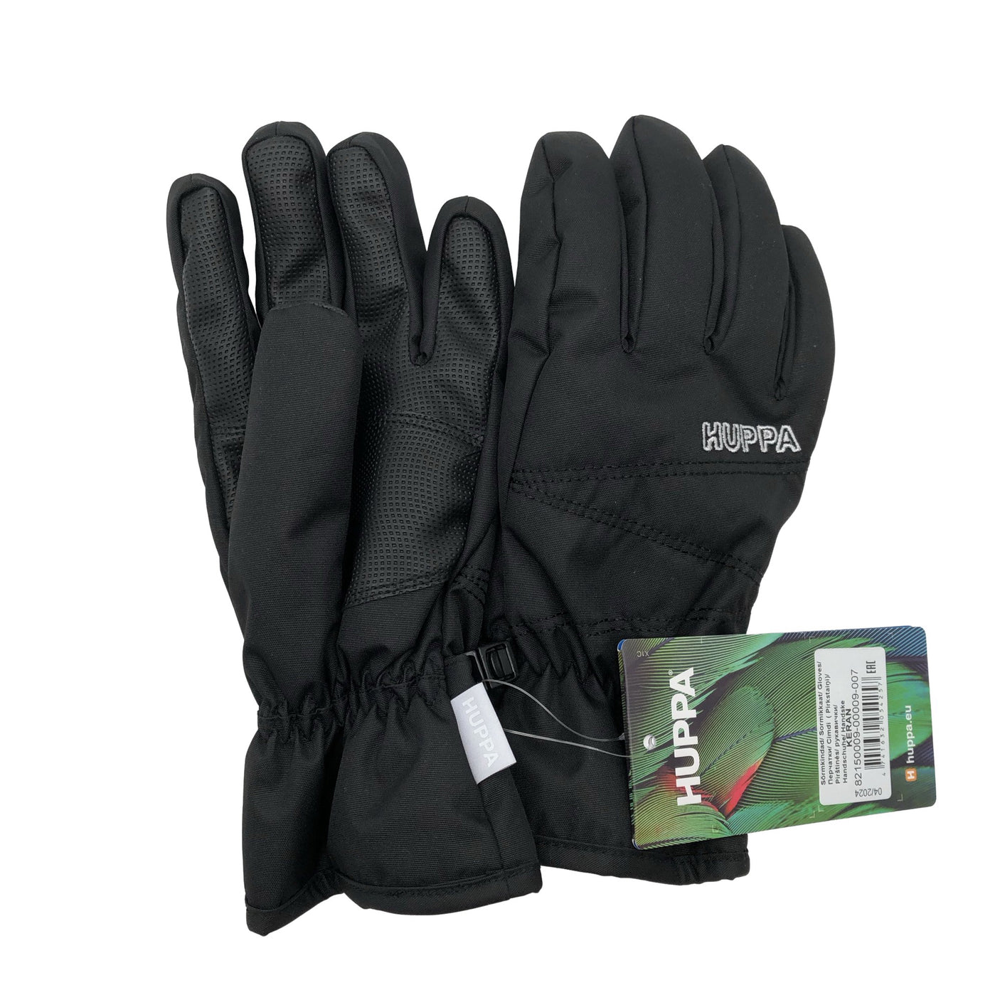 Unisex Huppa - Winter gloves, size 5 - 8 vuotta - Black (1)