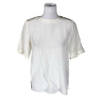 Unisex Stockmann Silk - Short-sleeved blouse, size 38 - Beige ()