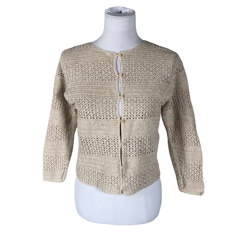Unisex Eddie Bauer - Cardigan, size 36 - Beige ()