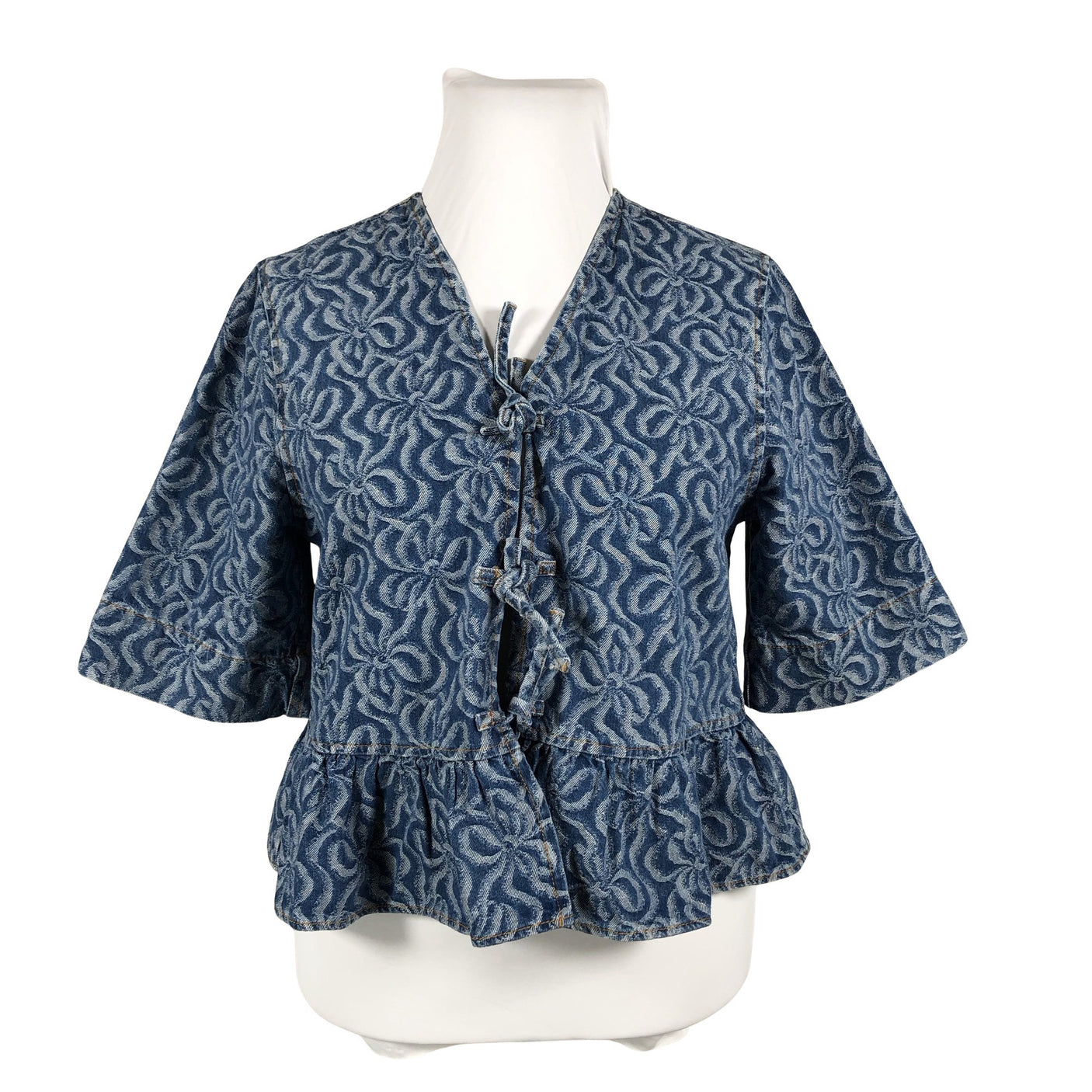 Unisex Ganni - Denim shirt, size 42 - Blue (1)