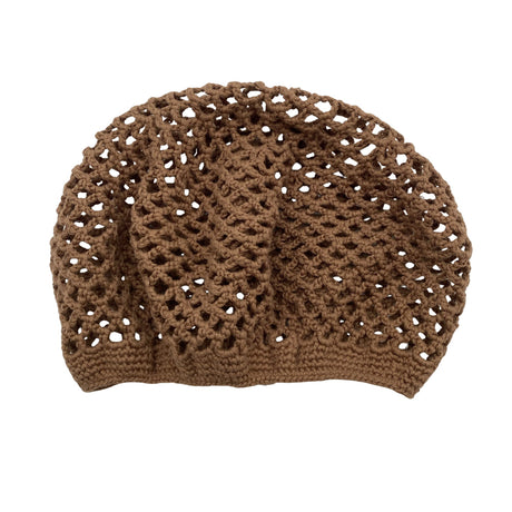 Unisex Handmade - Summer hat, size 50 - 52 cm - Brown ()