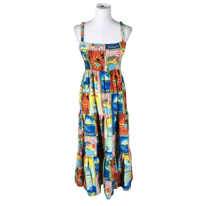 Unisex Roxy - Maxi dress, size 38 - Light blue (1)