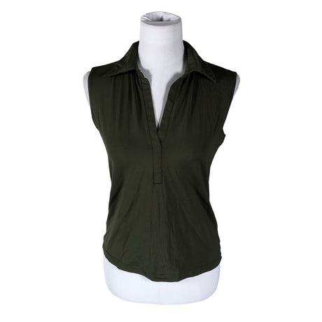 Unisex More&More - Tricot tank top, size 40 - Green ()